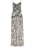 DVF Diane von Furstenberg Lissie geometric-print maxi dress - White