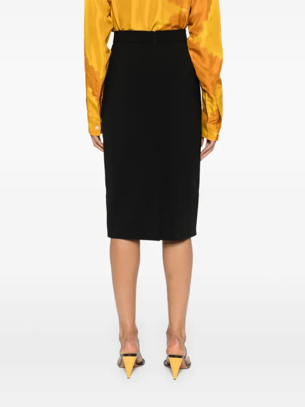 ＊人気＊ Max Mara     Lubiana テーラードスカート Max Mara Lubiana Pencil Skirt | Black | FARFETCH