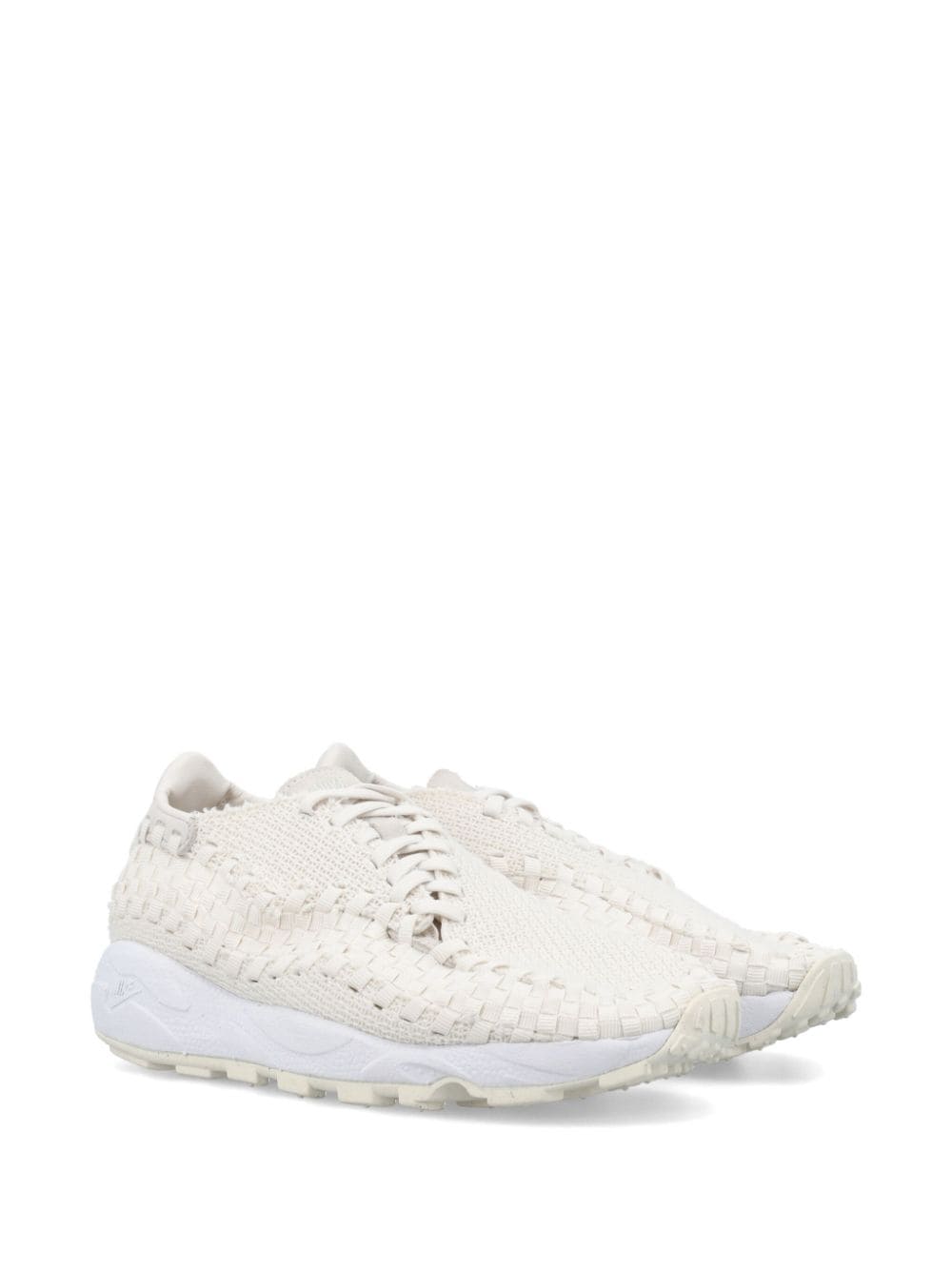 Shop Nike Air Footscape Woven Sneakers In White