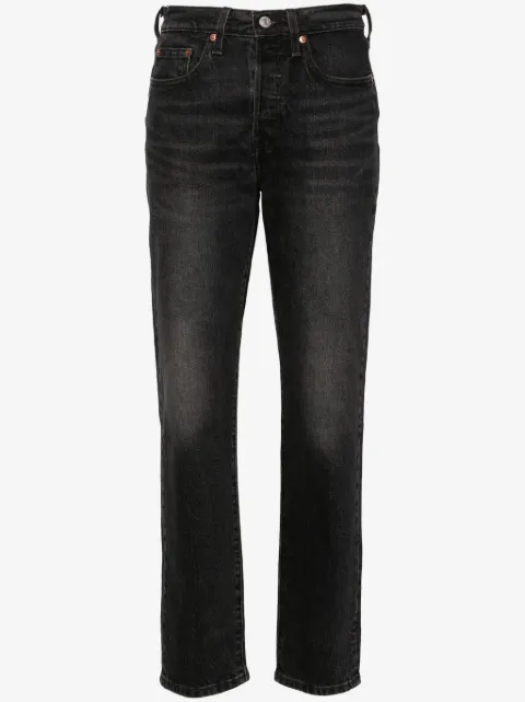 Levi's 501 mid-rise straight-leg jeans