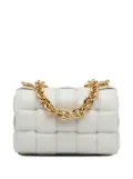 Bottega Veneta Pre-Owned 2019-2023 Intrecciato Padded Chain Cassette satchel - White