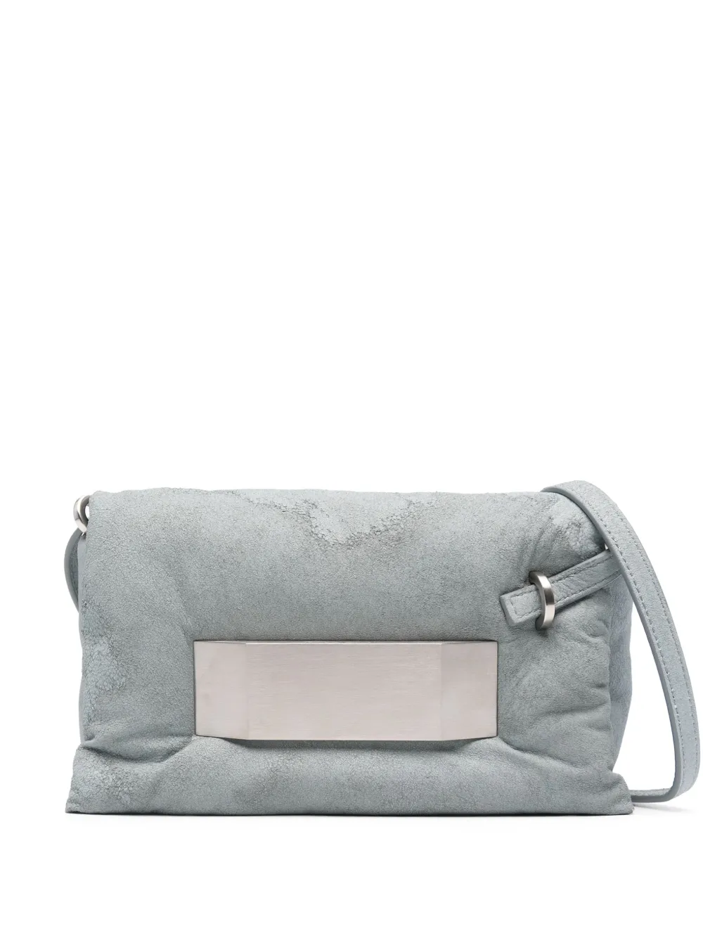 Rick Owens Pillow Griffin Clutch Bag In Blue