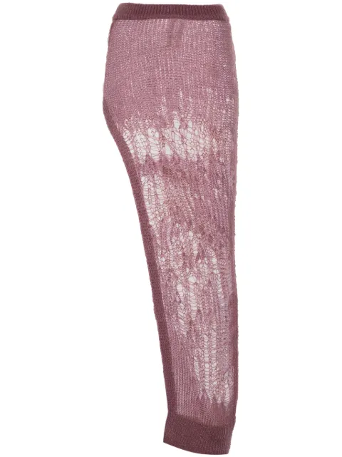 Rick Owens Spider Ziggy open-knit skirt