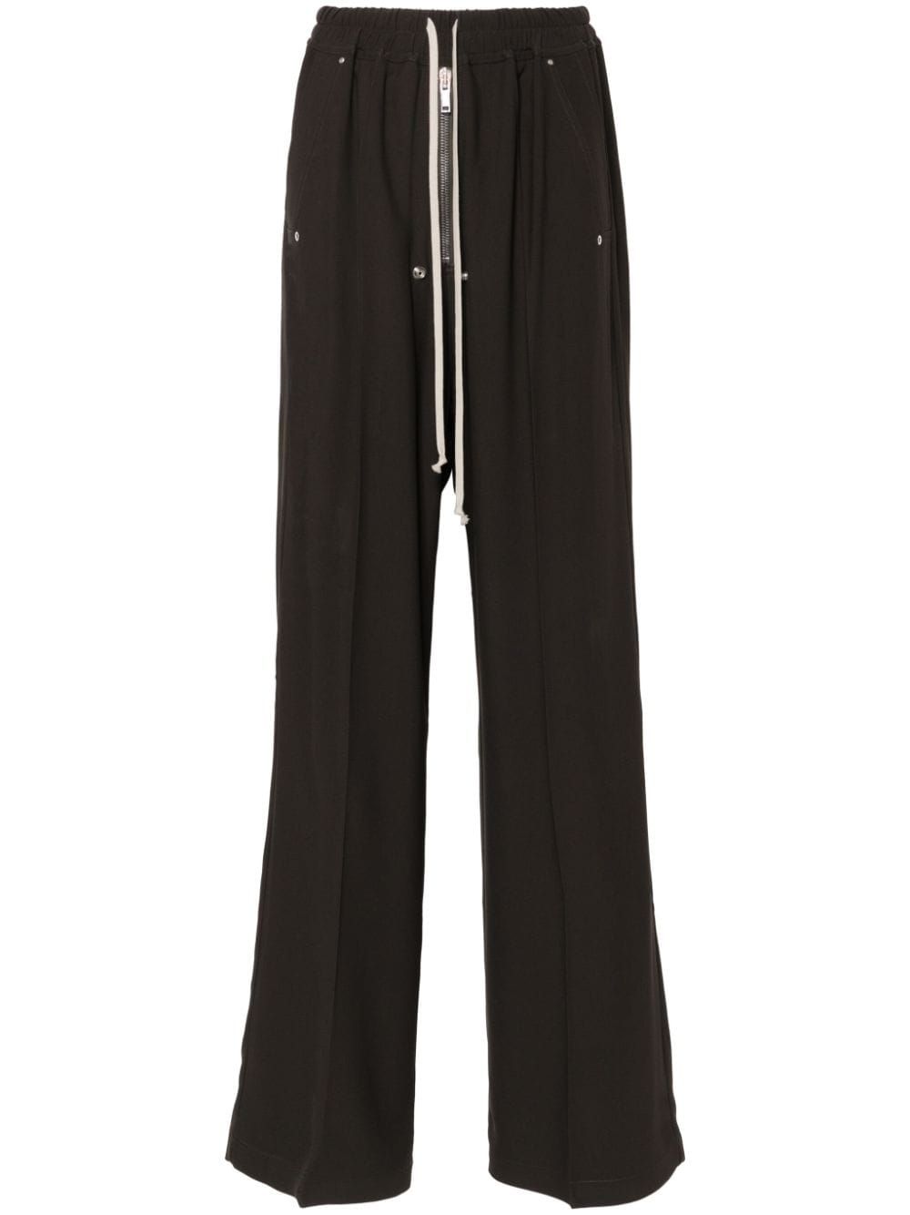 Shop Rick Owens Bela Trousers In Grey