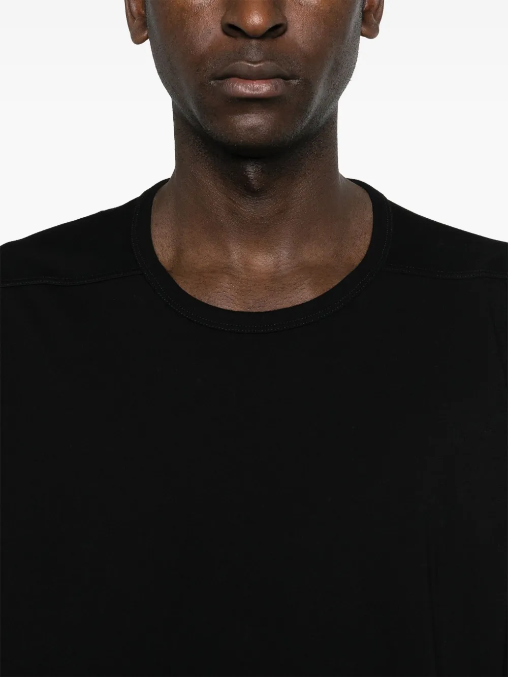Rick Owens T-shirt met ronde hals Zwart