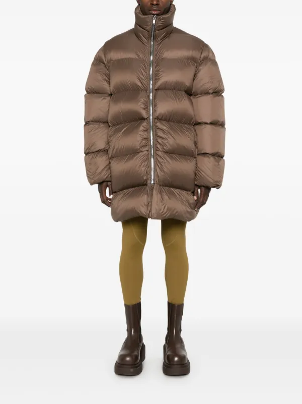 【関税込み】Rick Owens ブラウン Turtle ダウンコート Rick Owens Turtle コート | ブラウン | FARFETCH JP