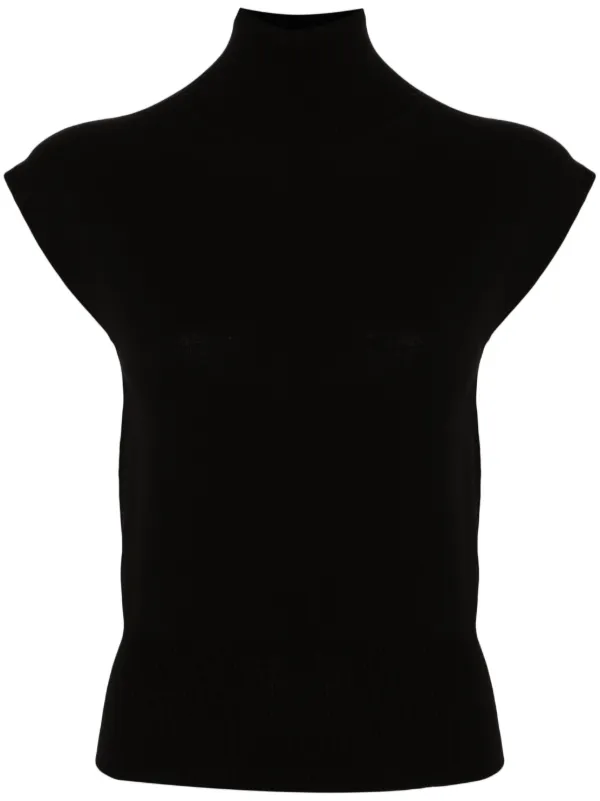 Rick Owens SL Turtle ニットベスト | ブラック | FARFETCH JP