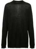 Rick Owens crew neck wool jumper - Green