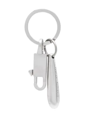 Rick Owens Cerberus Keyring | Silver | FARFETCH JO