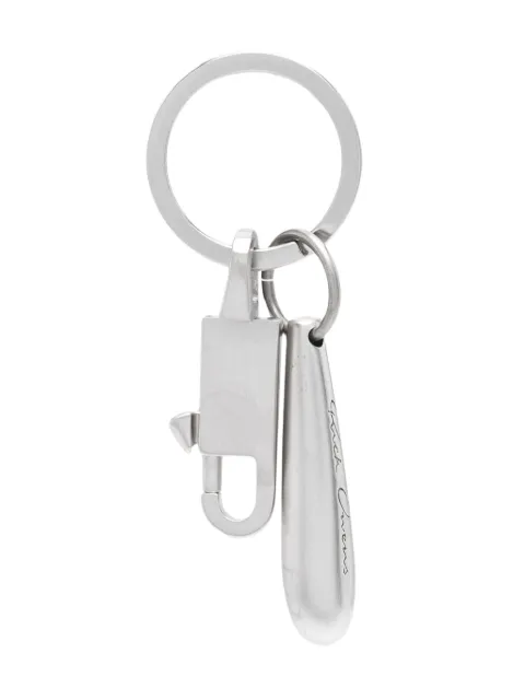 Rick Owens Teardrop brushed-finish keychain