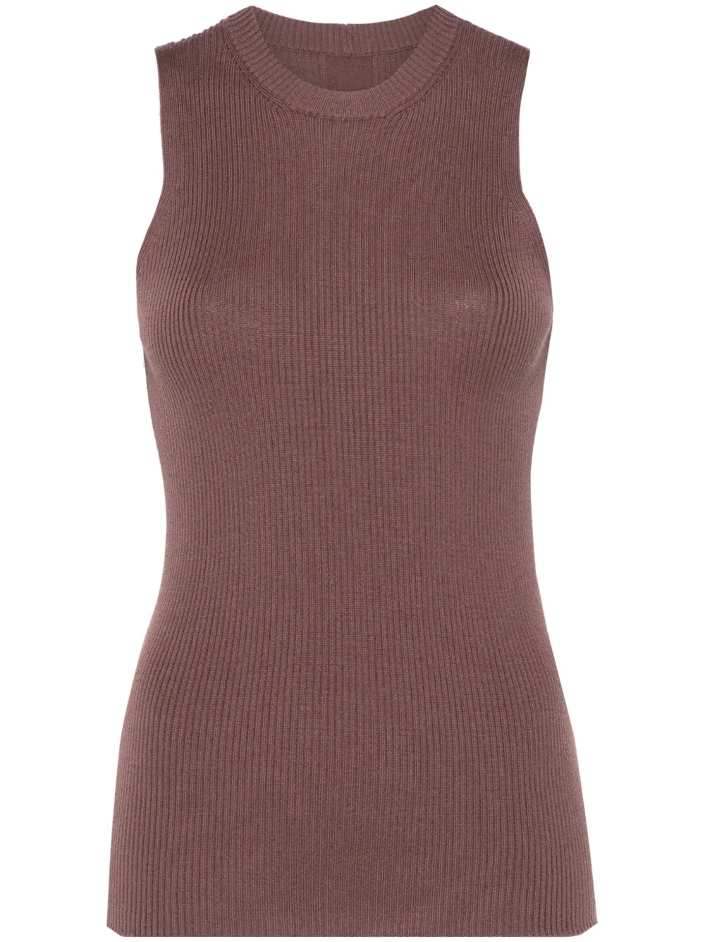 Rick Owens Porterville tanktop van scheerwol Bruin