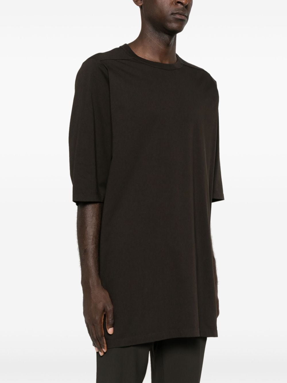 Shop Rick Owens Jumbo T-shirt In Brown