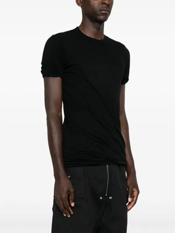 Rick Owens Double Organic Cotton T-shirt | Black | FARFETCH