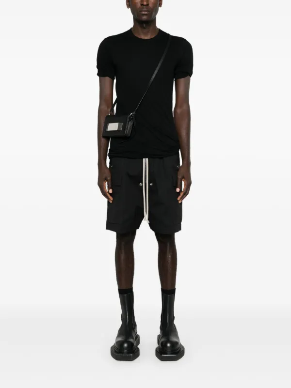 Tシャツ・カットソー RICK OWENS Organic cotton t-shirt Nero Rick Owens Double Organic Cotton T-shirt | Black | FARFETCH