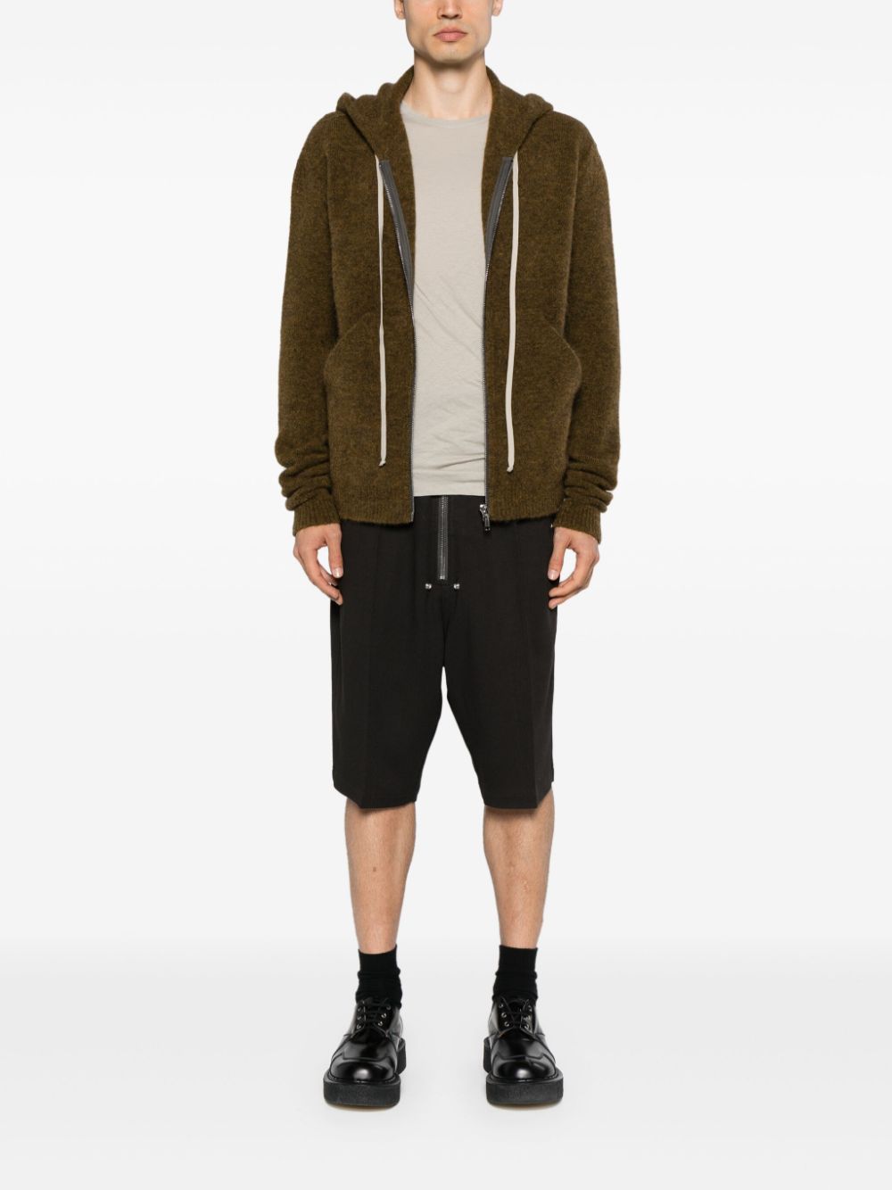 Rick Owens Bela Pods crêpe shorts - Grijs