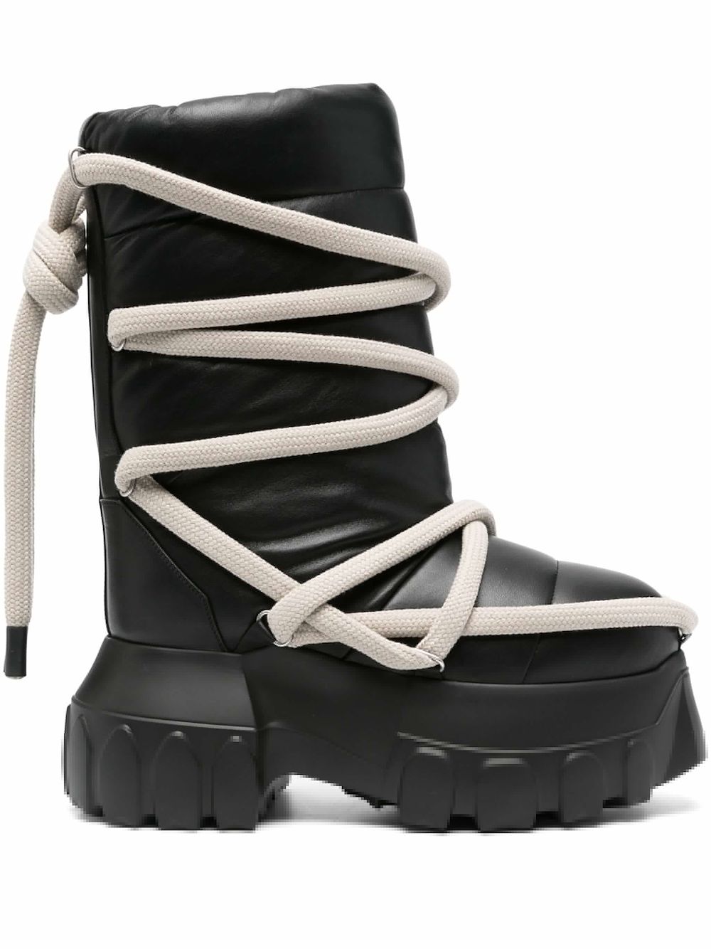 Rick Owens Lunar Mega Tractor Boots Black FARFETCH UK
