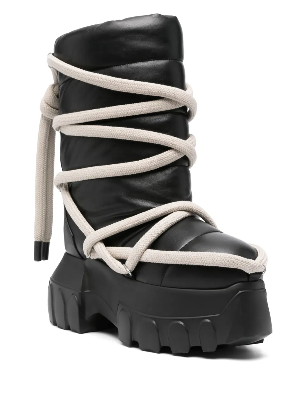 Rick Owens Lunar Mega Tractor laarzen - Zwart