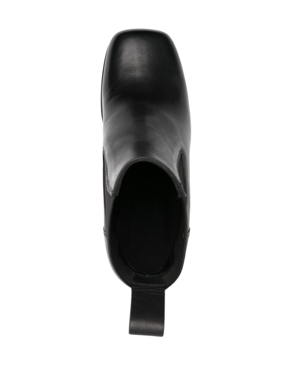 Rick Owens 135mm Minimal Grill Beatle 65 boots Black