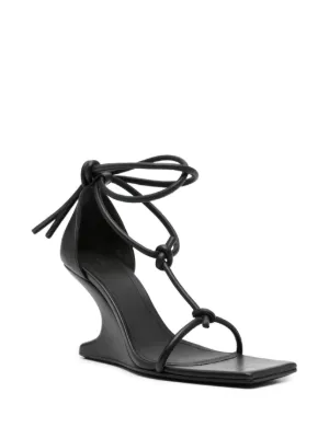 RICKOWENS♡ ツイストカンチレバー80レザーミュール RICK OWENS - リック オウエンス | STORY 公式通販 - オンライン