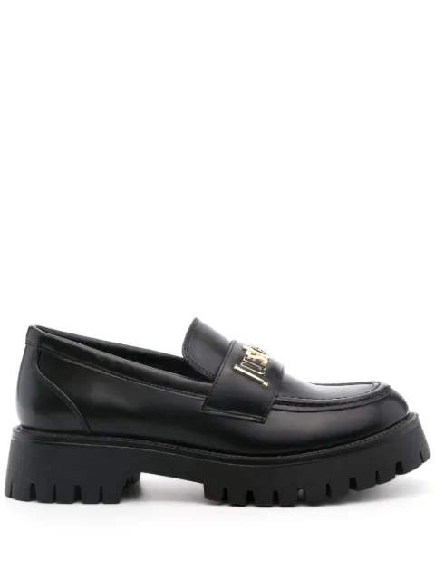 Just Cavalli logo-plaque loafers 