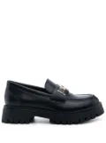 Just Cavalli logo-plaque loafers - Black