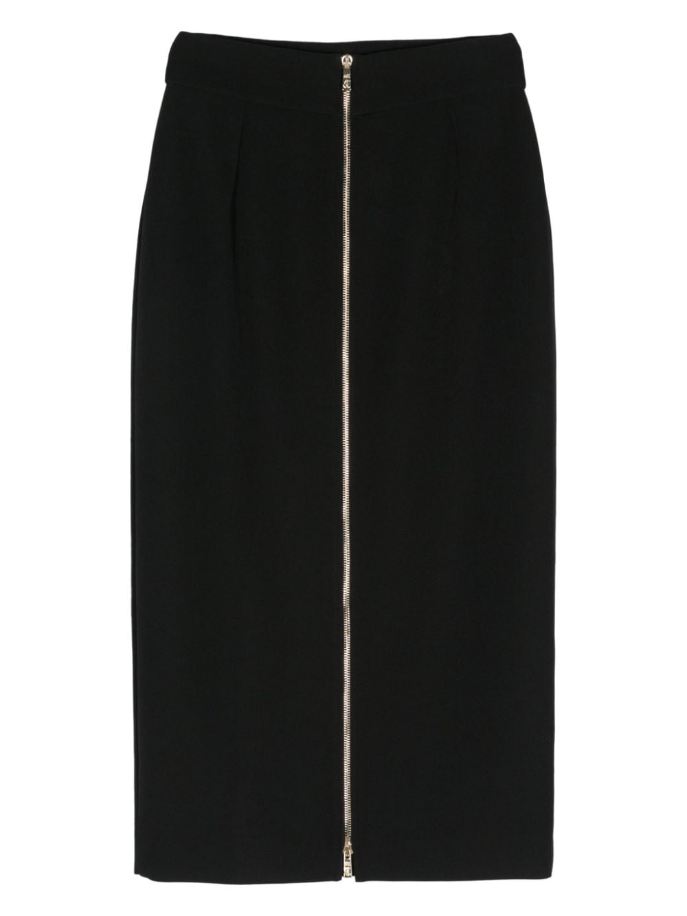 Just Cavalli Midi-rok met slangendetail - Zwart