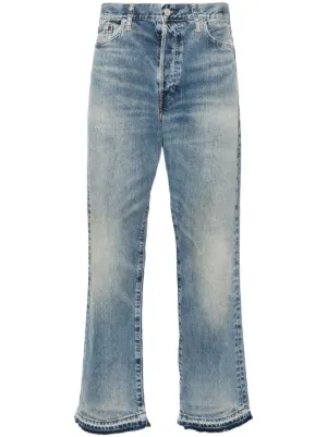 OUR LEGACY Third Cut ダメージ ジーンズ | ブルー | FARFETCH JP