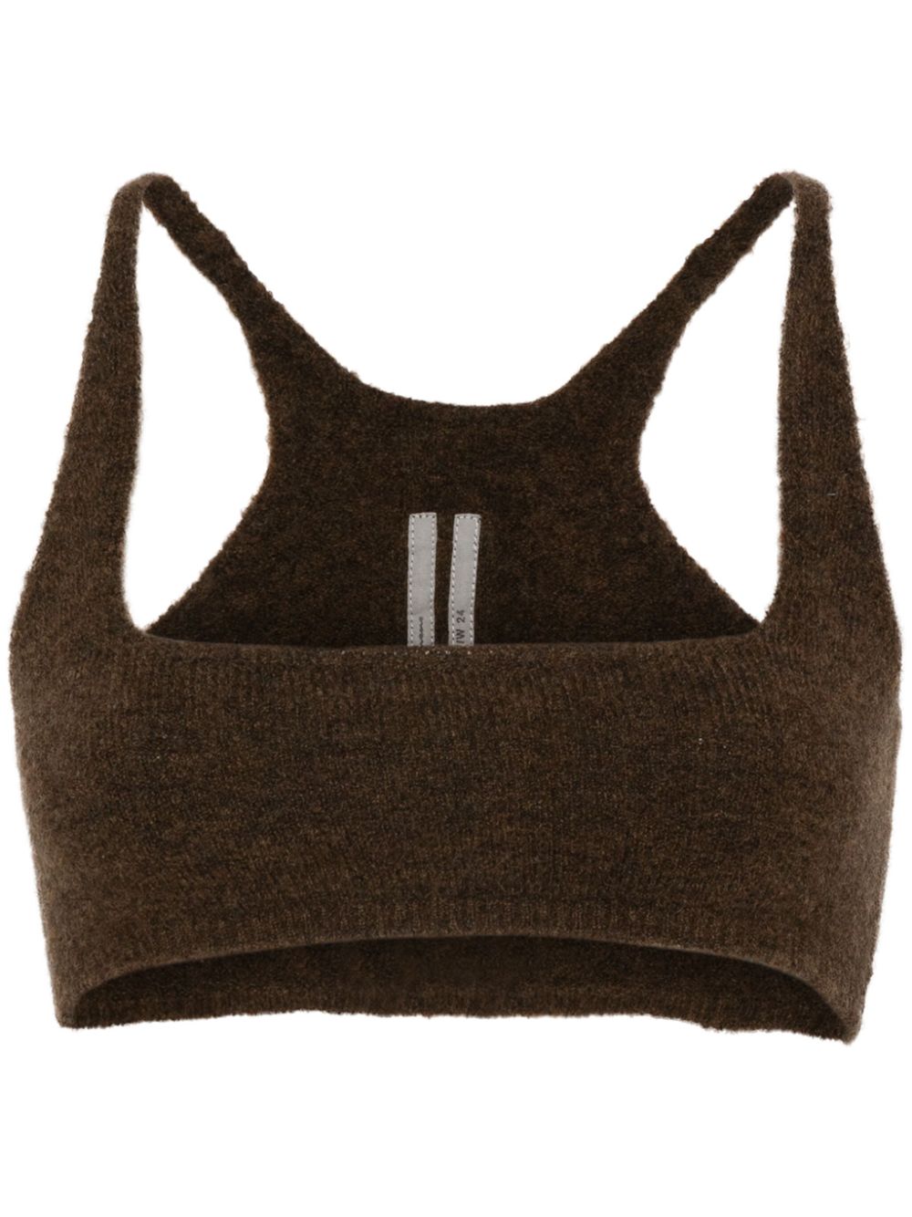 Rick Owens Unhorny crop top - Brown