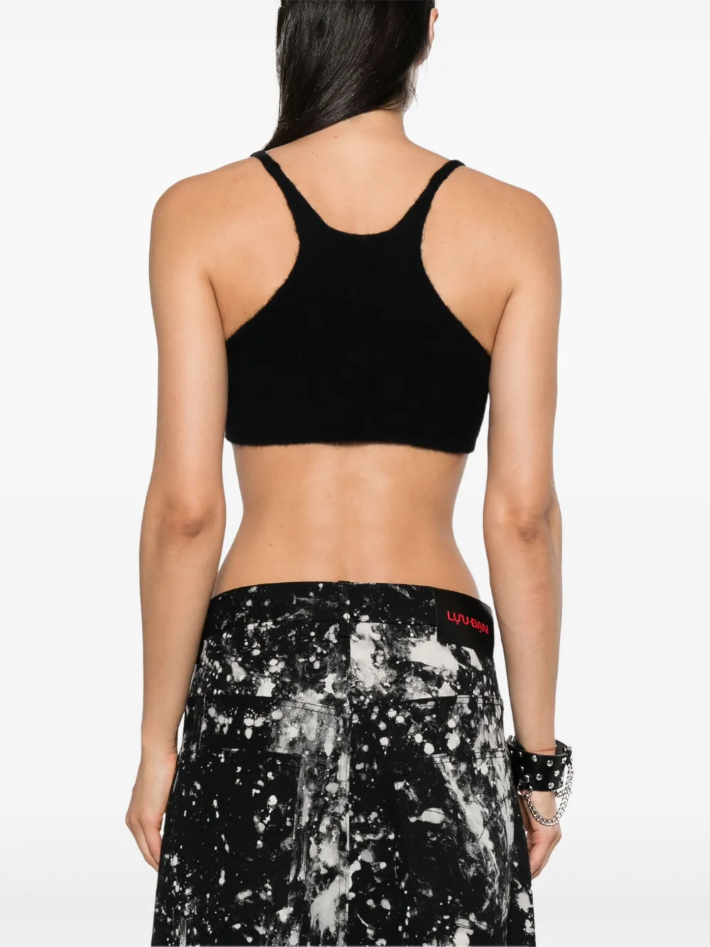 Shop Rick Owens Unhorny Crop Top In Black