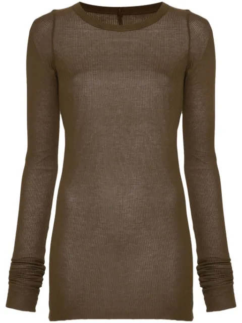 Rick Owens playera Rib LS T