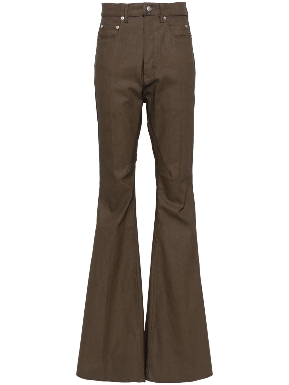 Shop Rick Owens Bolan Bootcut Jeans In Brown