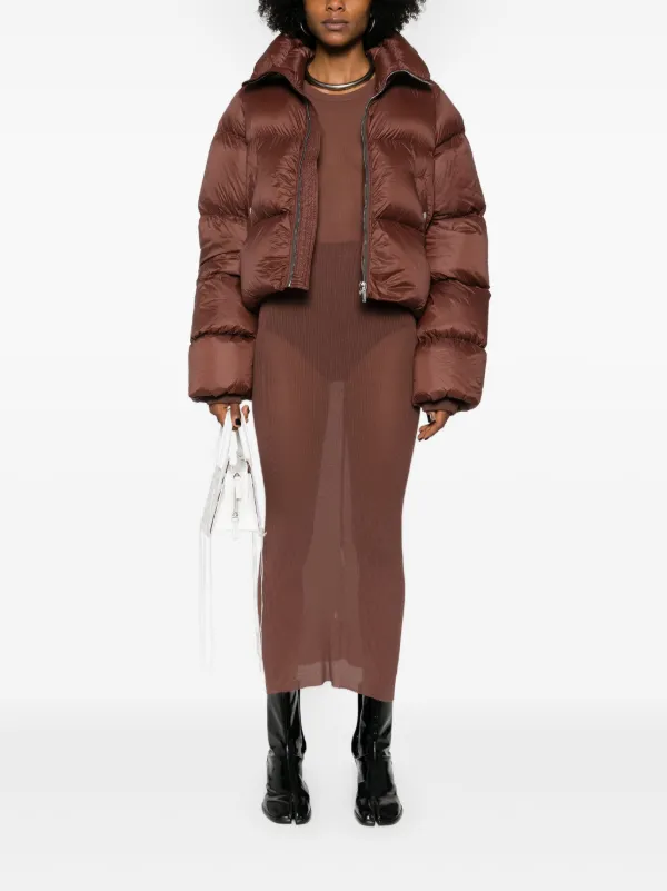 関税送料込★RICK OWENS☆\"Turtle\" ダウンジャケット Brown Turtle Down Jacket by Rick Owens on Sale