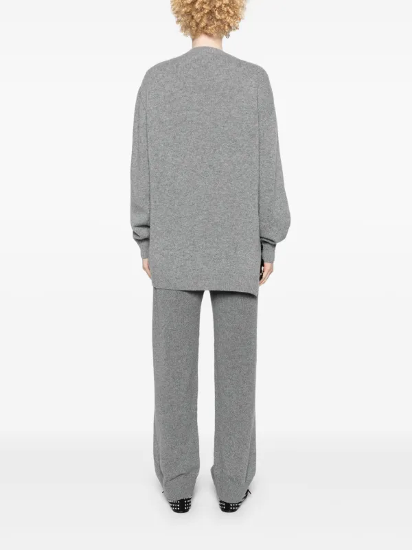 Stella McCartney レースディテール ミニドレス | グレー
