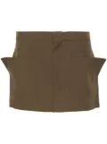 Rick Owens Cut-Off mini skirt - Green