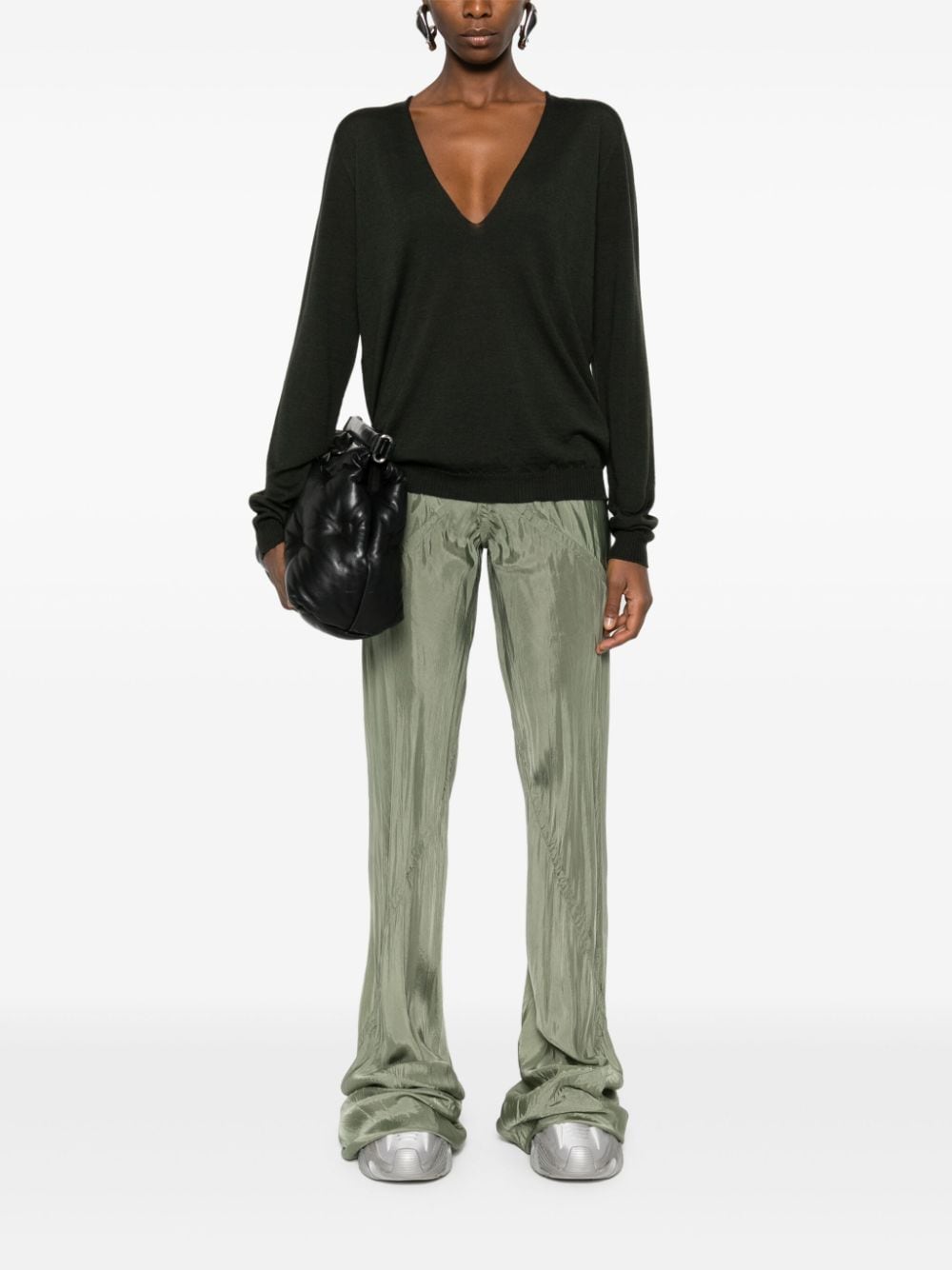 Rick Owens Wollen top - Groen