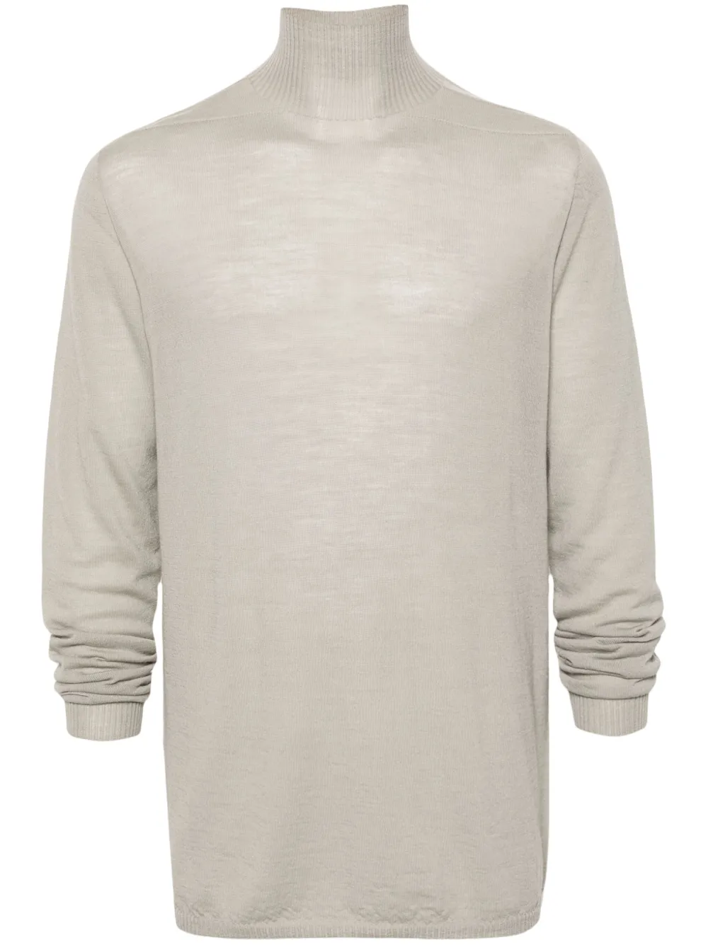 Rick Owens Level trui met hoge hals Grijs
