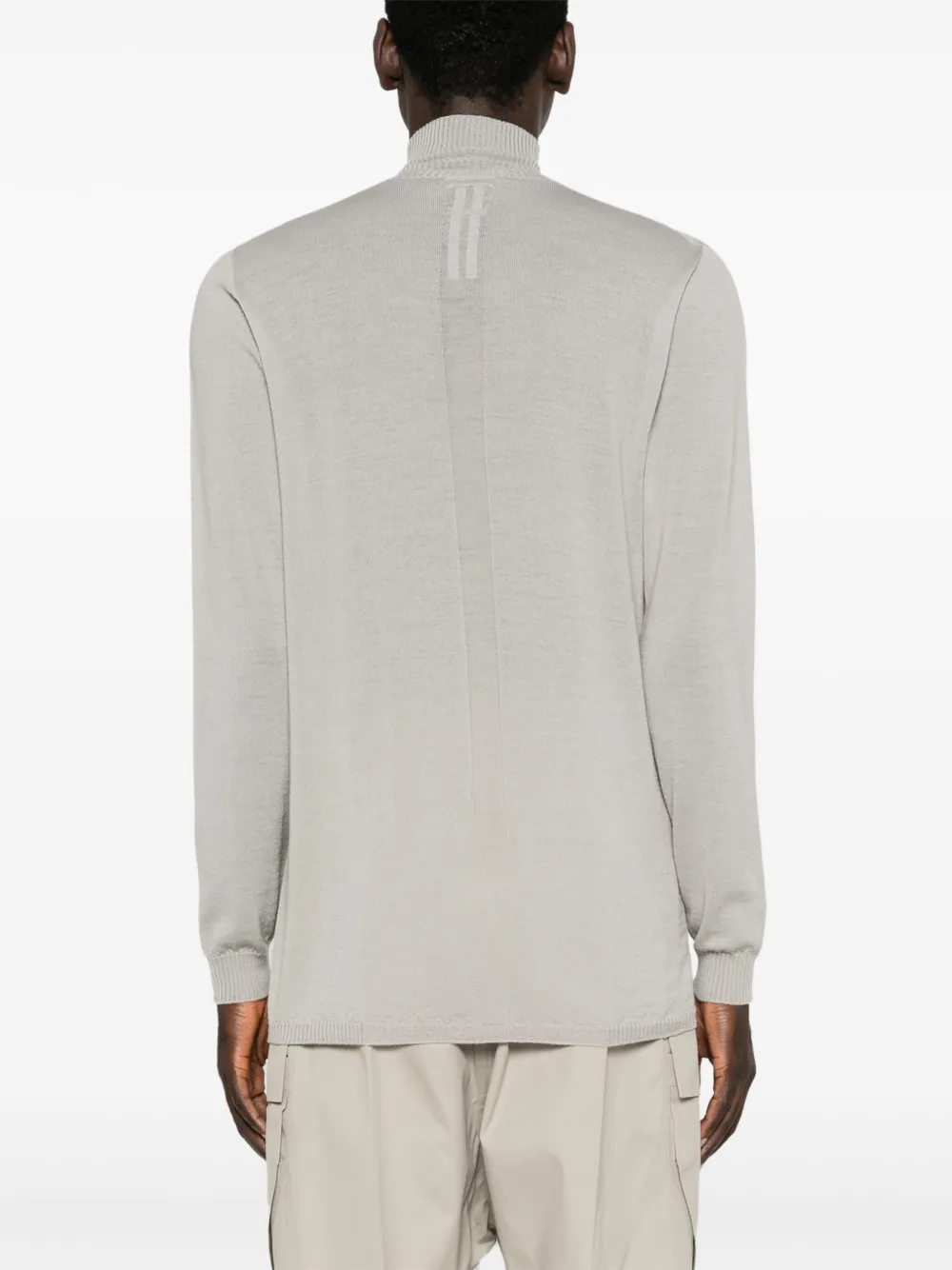 Rick Owens Level trui met hoge hals Grijs