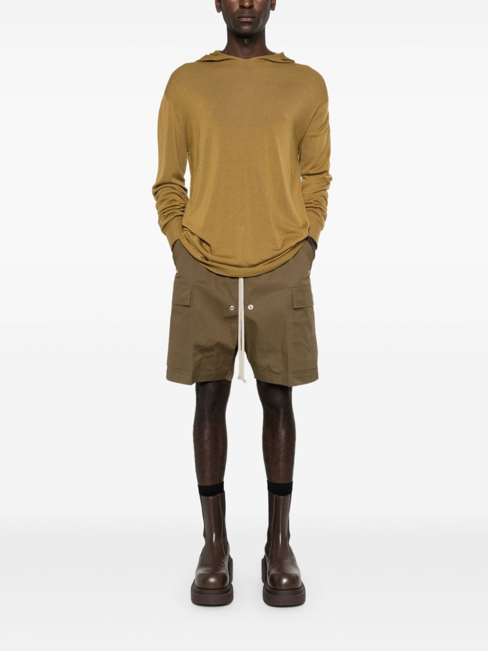 Rick Owens Trui met capuchon - Geel