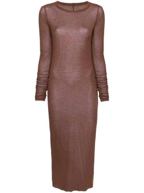 スカート RICK OWENS Ribbed dress 31167939_60660330_600.jpg