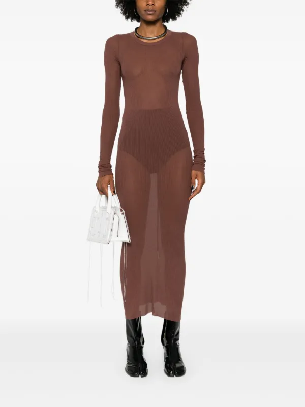 スカート RICK OWENS Ribbed dress 23845179_54335922_600.jpg