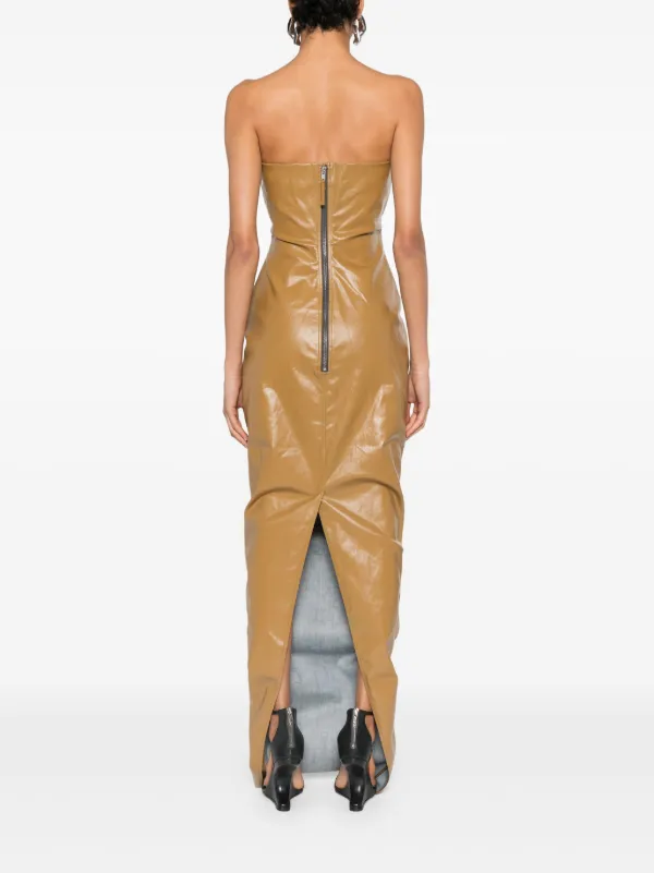 ワンピース RICK OWENS 'Prong Gown' dress Rick Owens Amphora Prong Gown in Black | FWRD