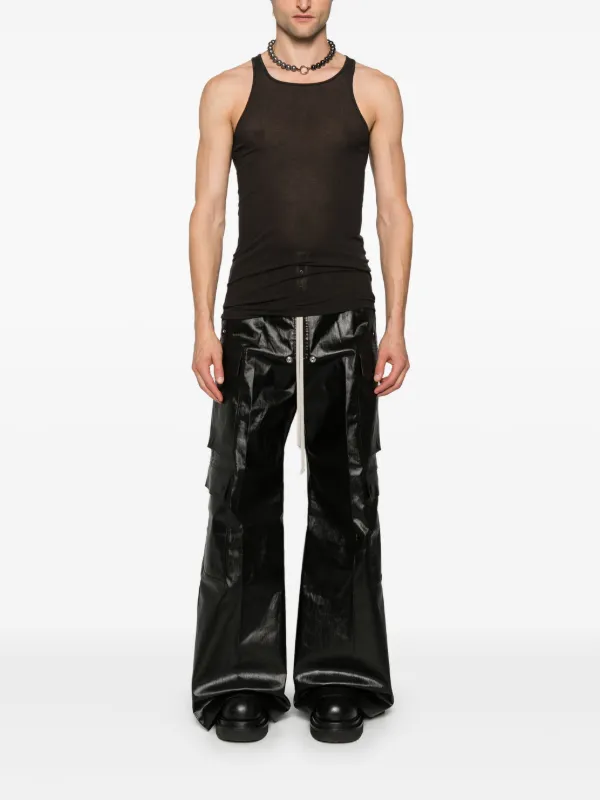 パンツ Rick Owens Cargobelas 24ss Rick Owens Cargobelas ワイドパンツ | ブラック | FARFETCH JP