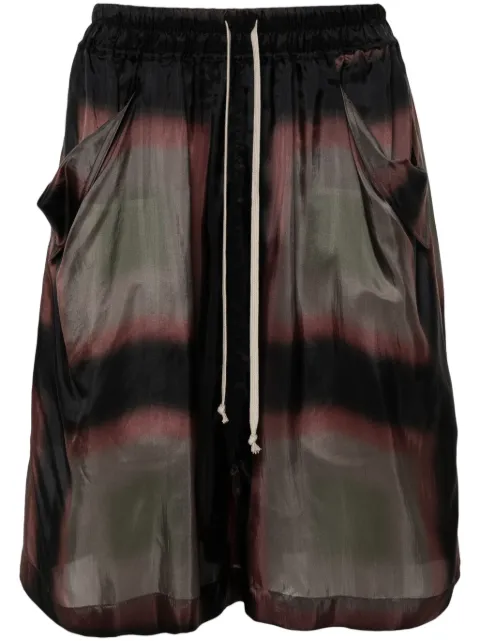 Rick Owens abstract-print shorts
