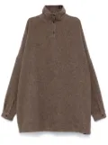 Rick Owens Jumbo Tabard sweater - Brown