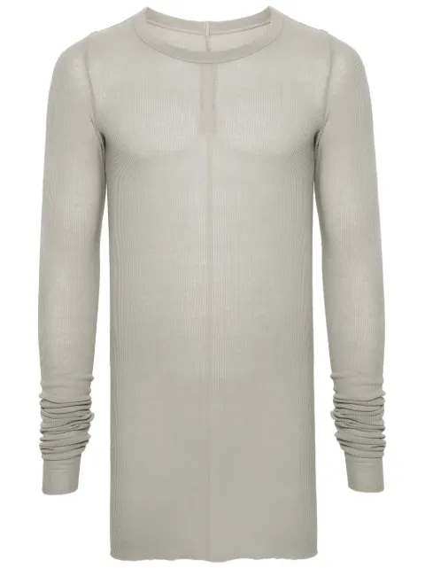 Rick Owens ribbed long-sleeves T-shirt