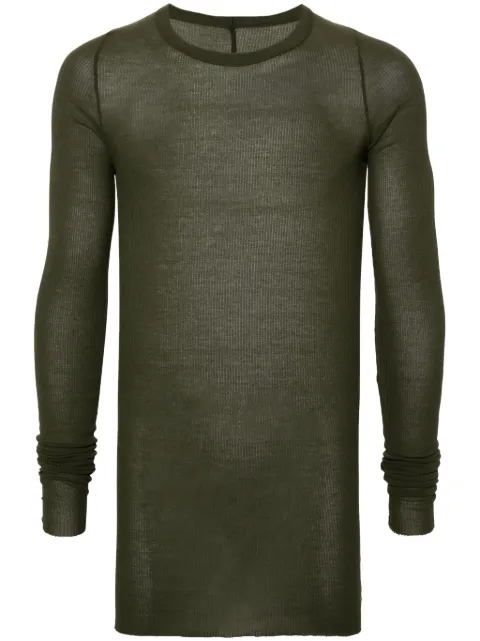 Rick Owens Rib fine-ribbed T-shirt