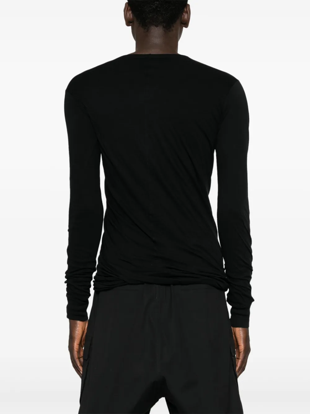 Rick Owens T-shirt van biologisch katoen Zwart