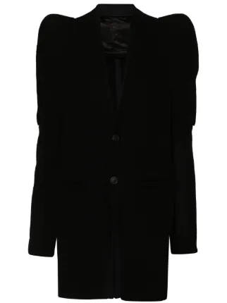 Rick Owens コート Rick Owens リックオウエンス SS25 LIDO COAT / BLK - NUBIAN