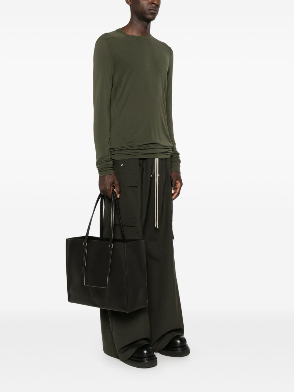 Rick Owens Edith tote bag - Zwart