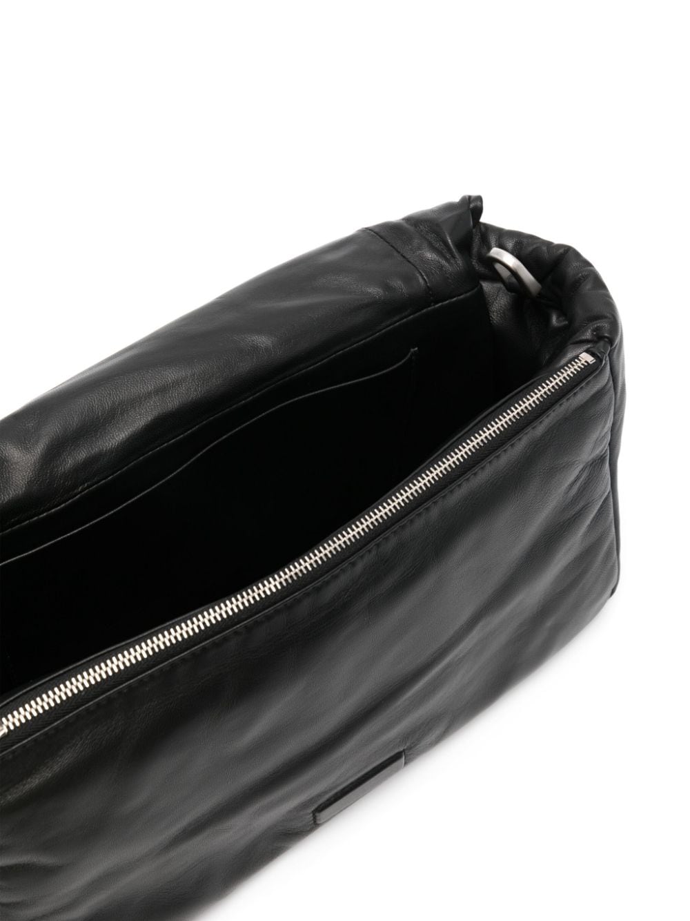 Shop Rick Owens Big Pillow Griffin Messenger Bag In Black